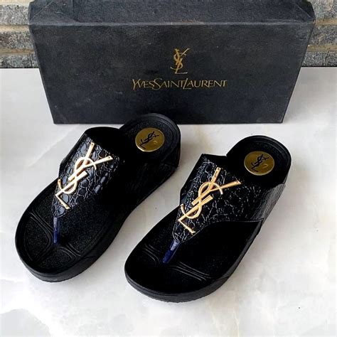 ysl flip flop|saint laurent flip flops.